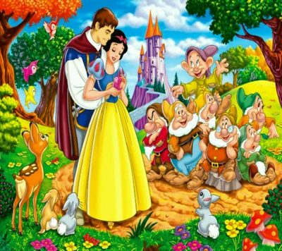 blanche neige, snow white, fonds décran