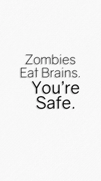 Zombies Eat Brains: You're Safe