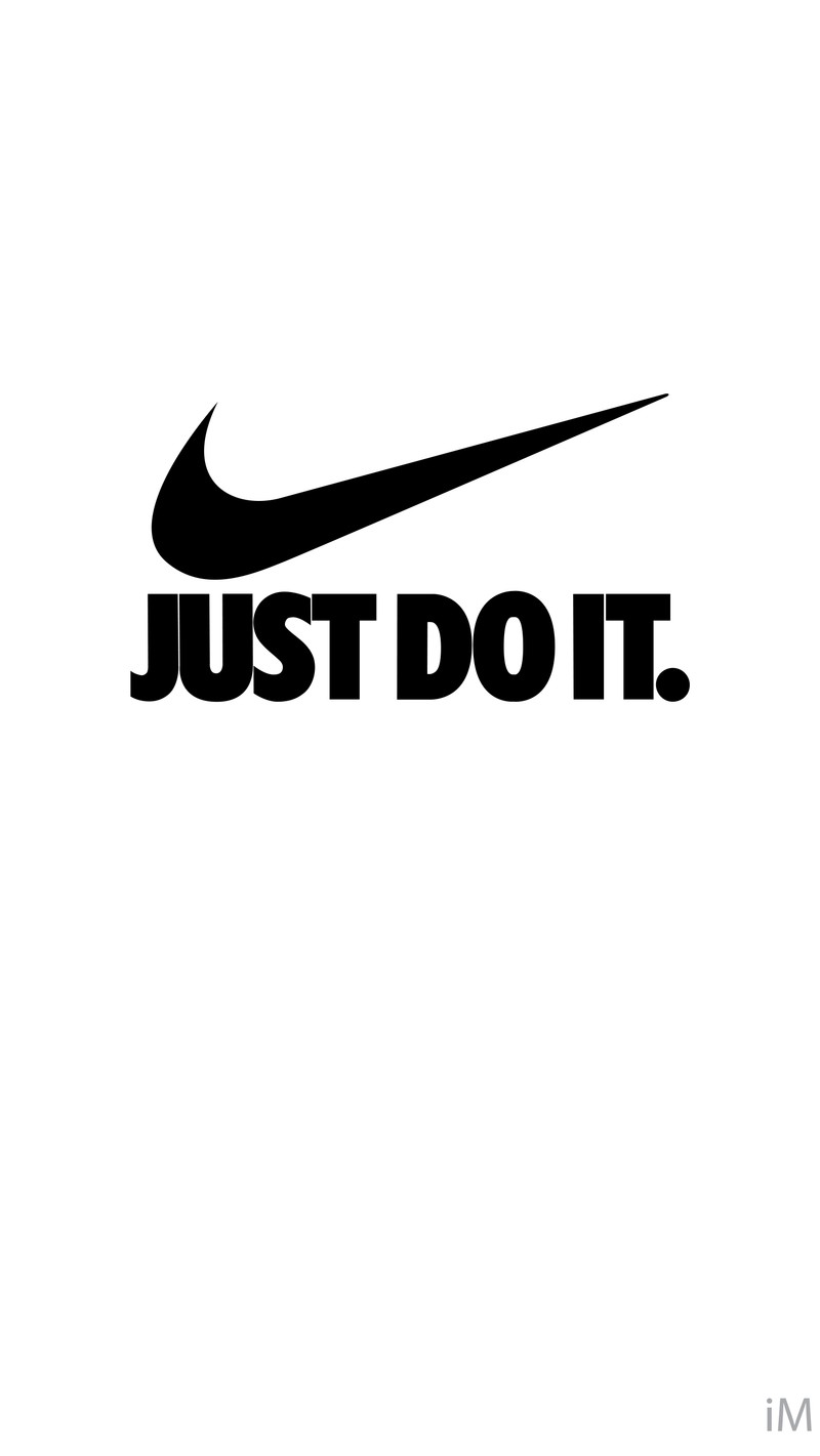 Обои с логотипом nike just do it (бренд, логотип)