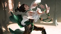 Solitary Monk Mastering the Art of Combat in Legends of Runeterra