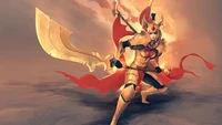 Comandante de Legión: El Guerrero Radiante de Dota 2