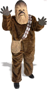 Enfant en costume de Chewbacca pour Halloween