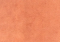 Cuir orange texturé avec une apparence douce, semblable à celle d'une pêche, présentant un motif subtil et un grain naturel.