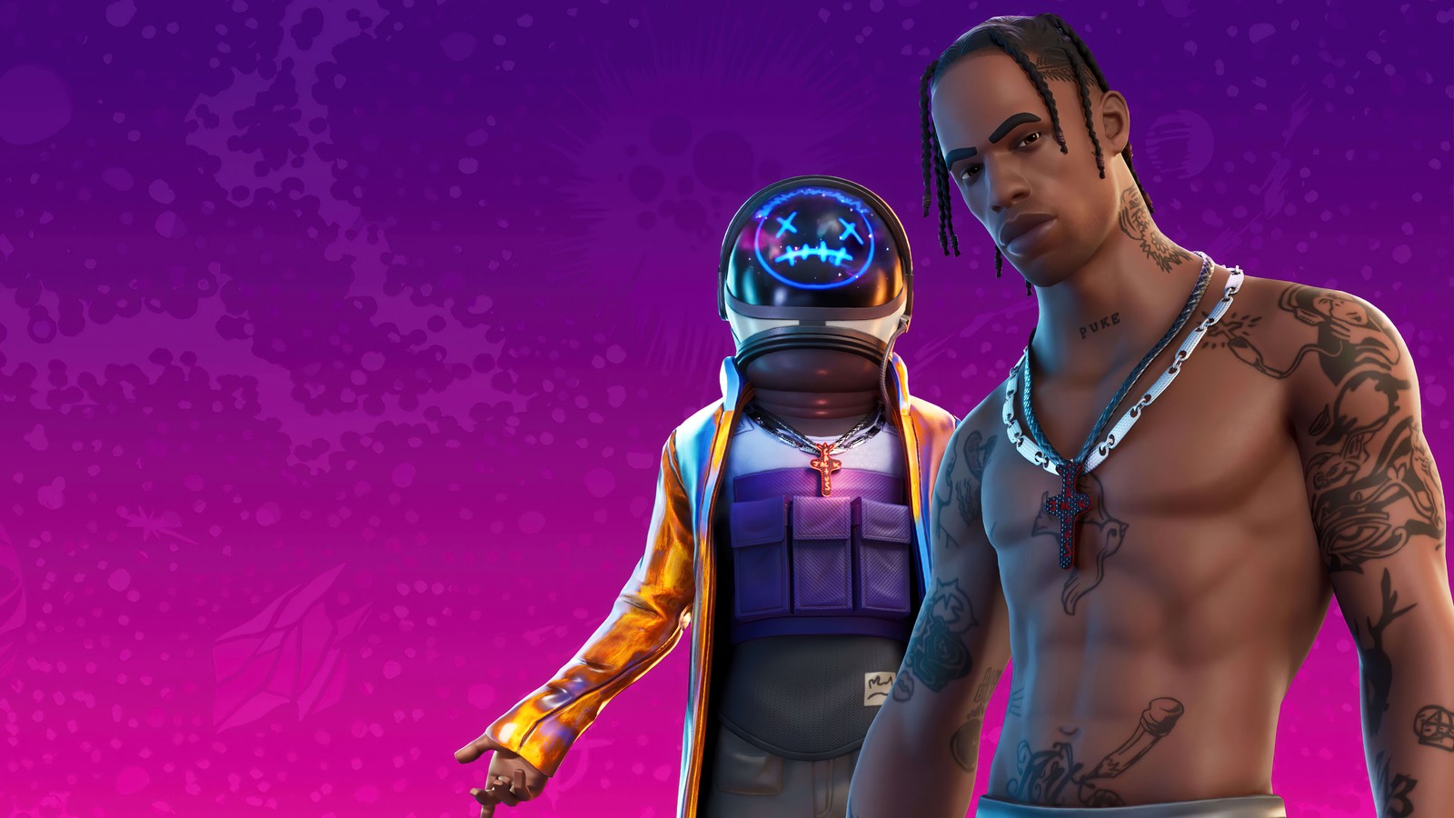 Fortnix está chegando ao fortnix com um novo pacote de skins (travis scott, astro jack, fortnite, fortnite battle royale, jogo de vídeo)