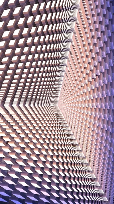 Dynamic 3D Abstract Blocks in Perspective