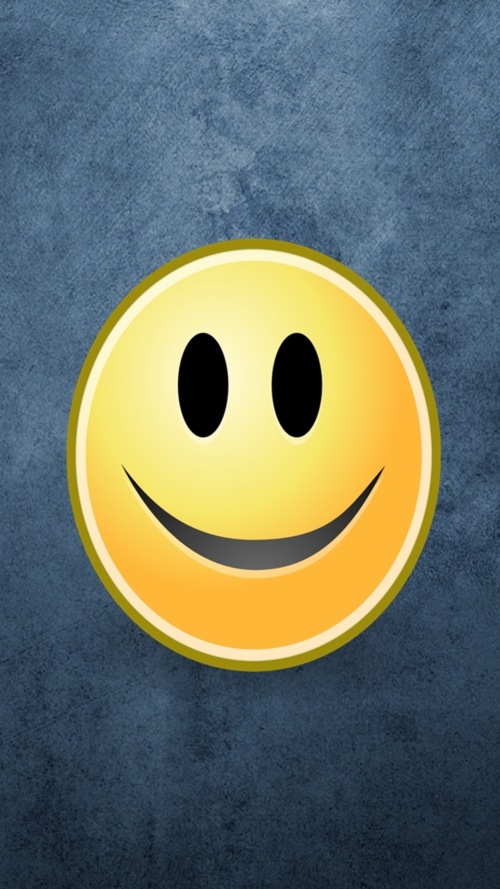 A close up of a smiley face on a blue background (color, colorful, cool, emotion, eyes)