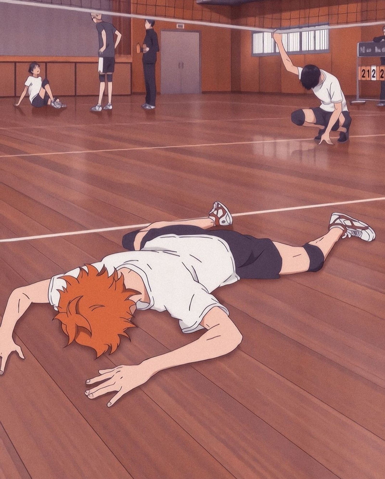 haikyuu, training, voleybol Download Wallpaper