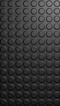 Fondo negro abstracto con puntos de Lego en 3D