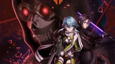 Kirito y Sinon se enfrentan a la oscura amenaza en Fatal Bullet