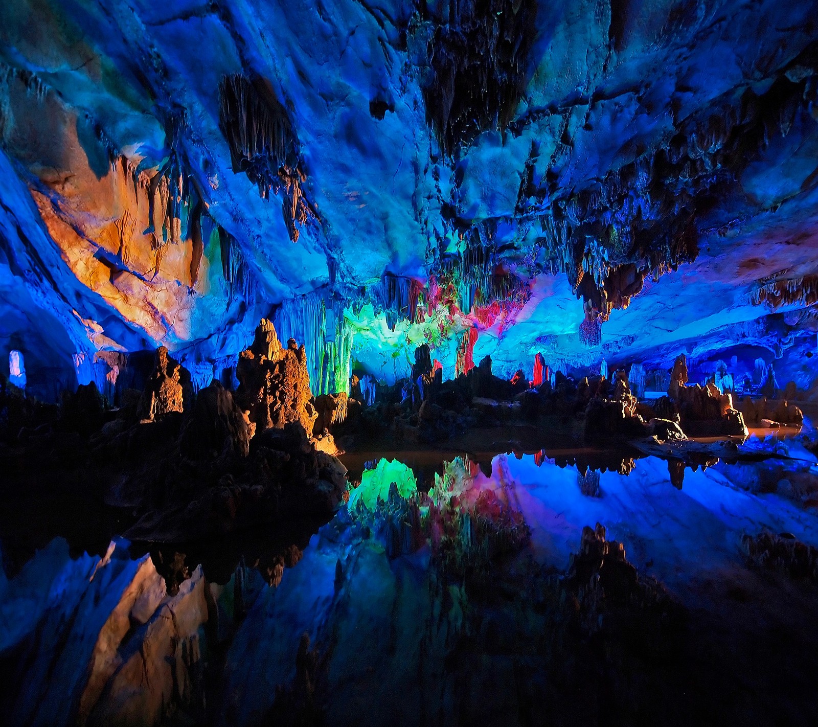 cave, cavern, china, rock, stone Download Wallpaper