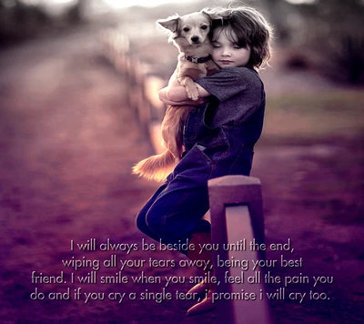 Unbreakable Bond: A Child and Their Best Friend