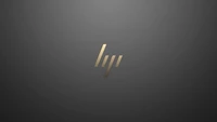 Elegant Hewlett Packard Logo with Minimalist Graphics and Subtle Atmosphere