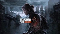 Ellie Williams steht resilient in einem post-apokalyptischen Seattle - The Last of Us Part II Remastered