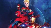 marvel ultimate alliance 3, marvel ultimate alliance 3 the black order, jogo de vídeo, capitã marvel, captain marvel