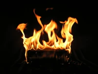 flame, fire, bonfire, heat, darkness wallpaper