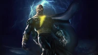 black adam 2022, movie, black adam, dwayne johnson, art wallpaper