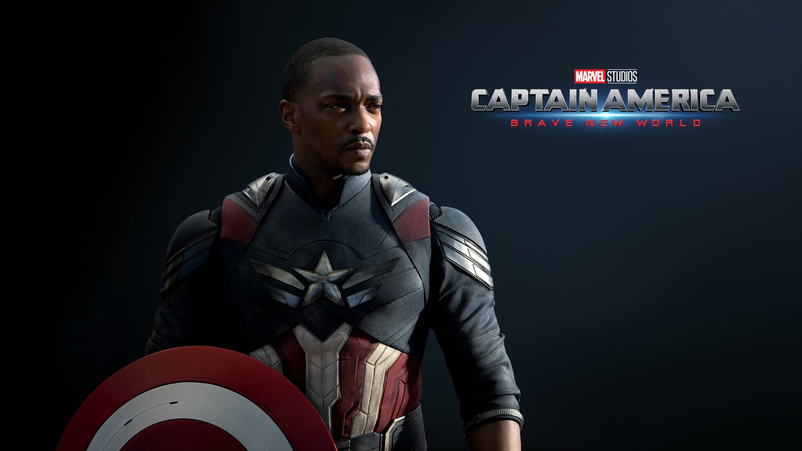 Fondo de pantalla de capitán américa: guerra civil (anthony mackie, sam wilson, capitán américa nuevo mundo valiente, captain america brave new world, películas de 2024)