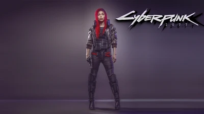 Косплей из Cyberpunk 2077