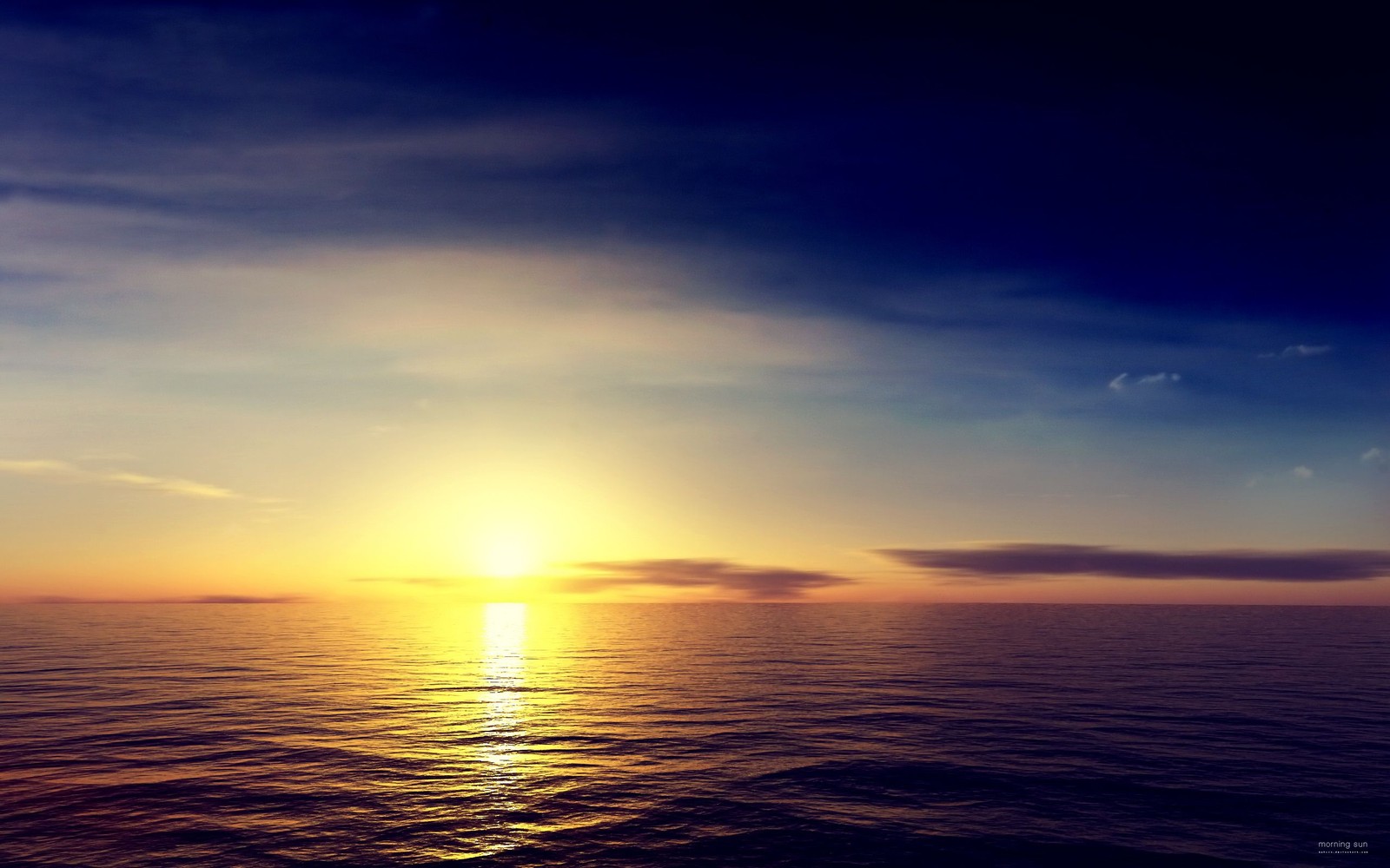 A view of the sun setting over the ocean with a boat in the distance (horizon, sea, afterglow, ocean, sunset)