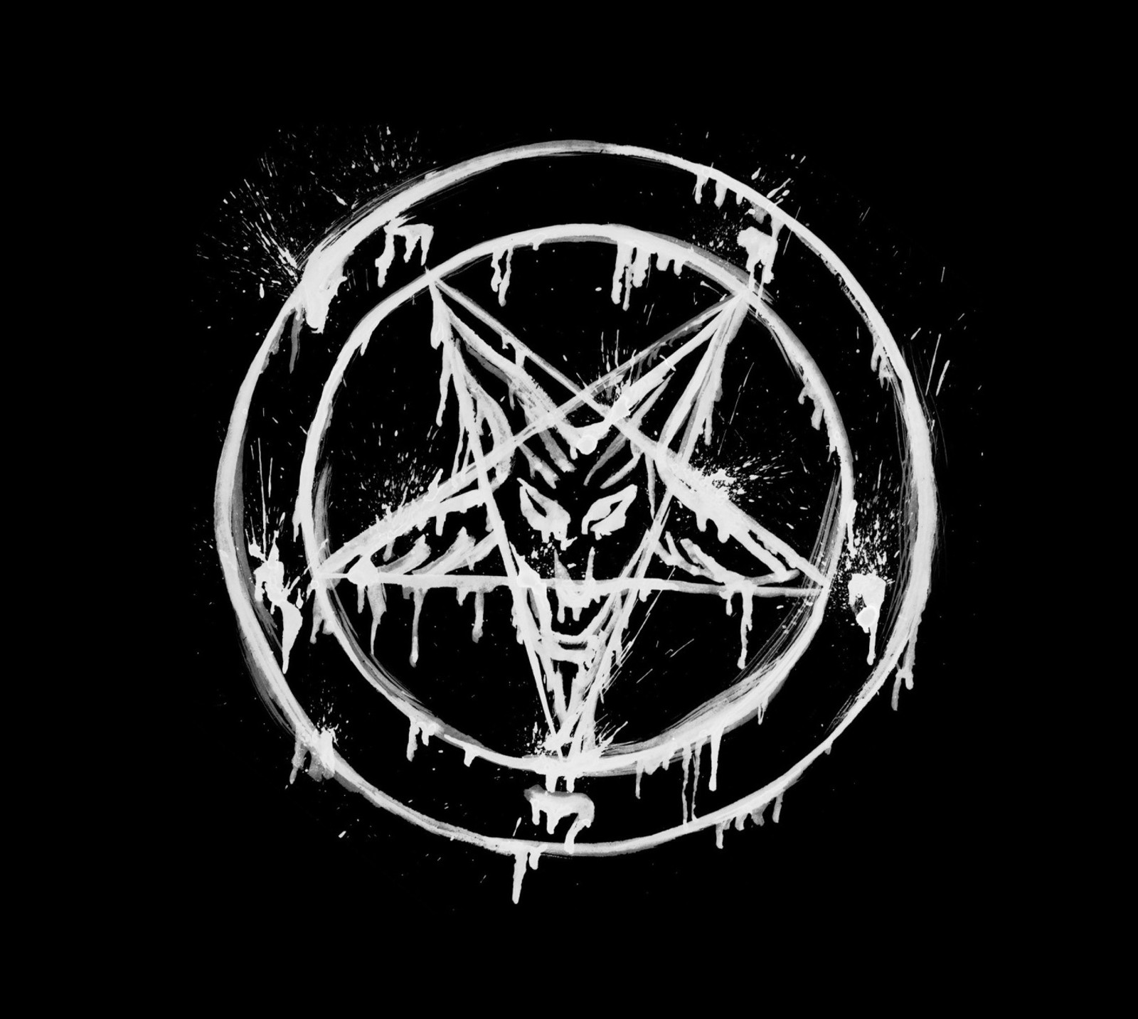 Baixar papel de parede baphomet, pentagrama