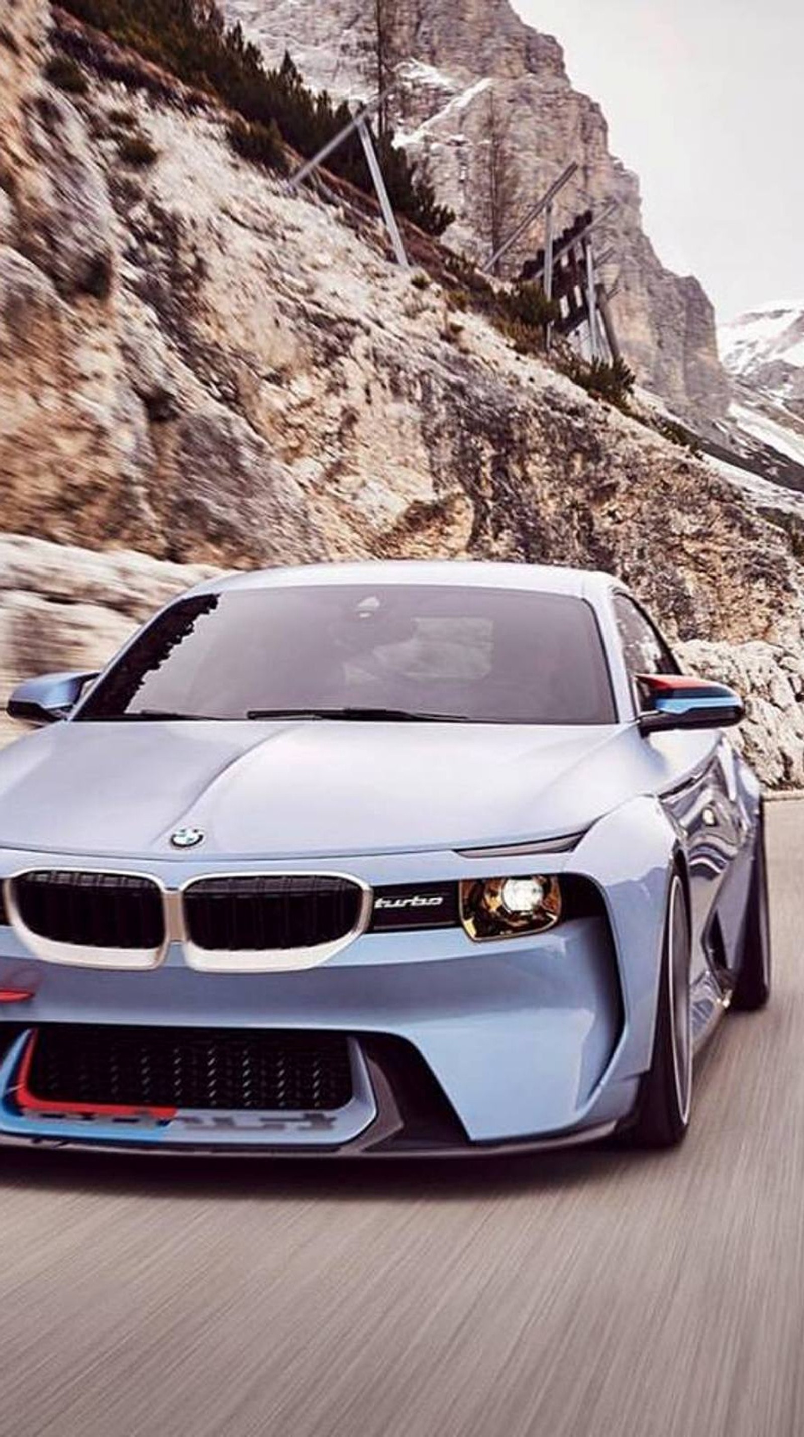 Скачать обои bmw, машина, дизайн, дорога