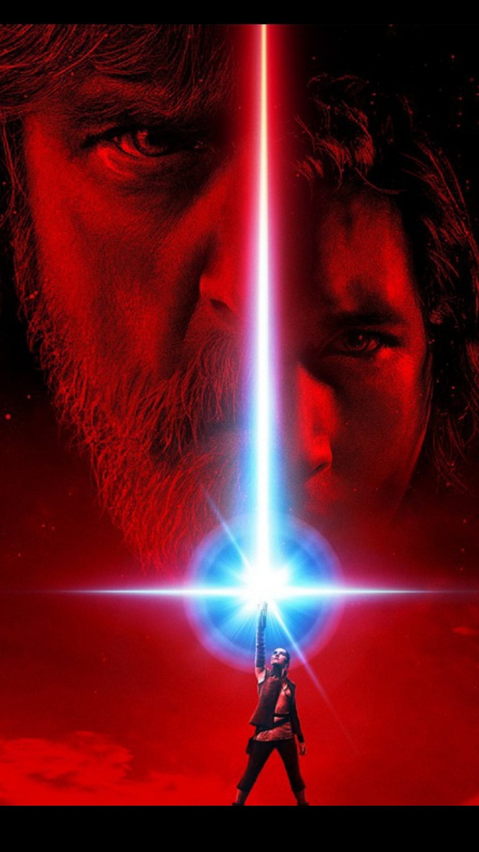 Un cartel de la película star wars: los últimos jedi (estrella, guerras)