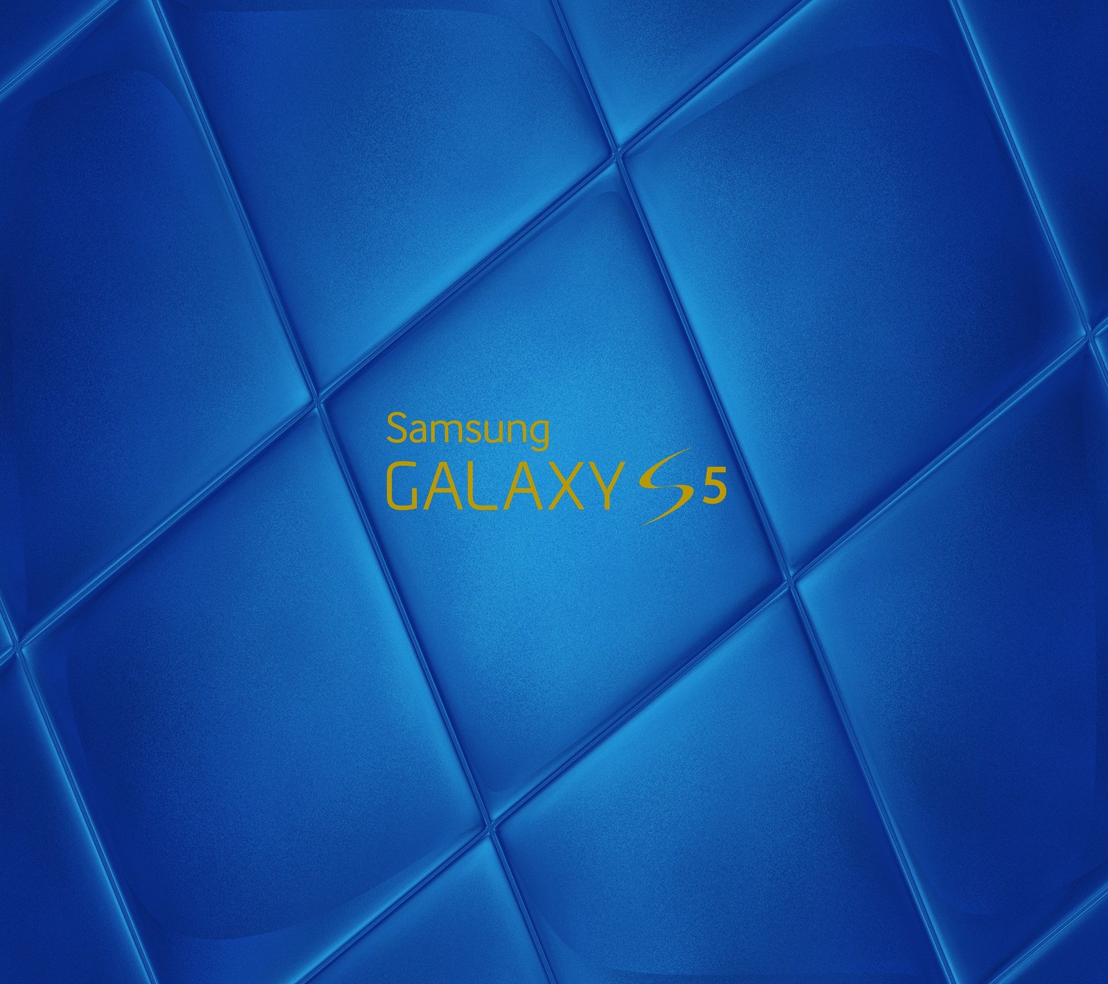 Un gros plan d'un mur bleu avec le logo samsung. (galaxys5, logo, samsung)