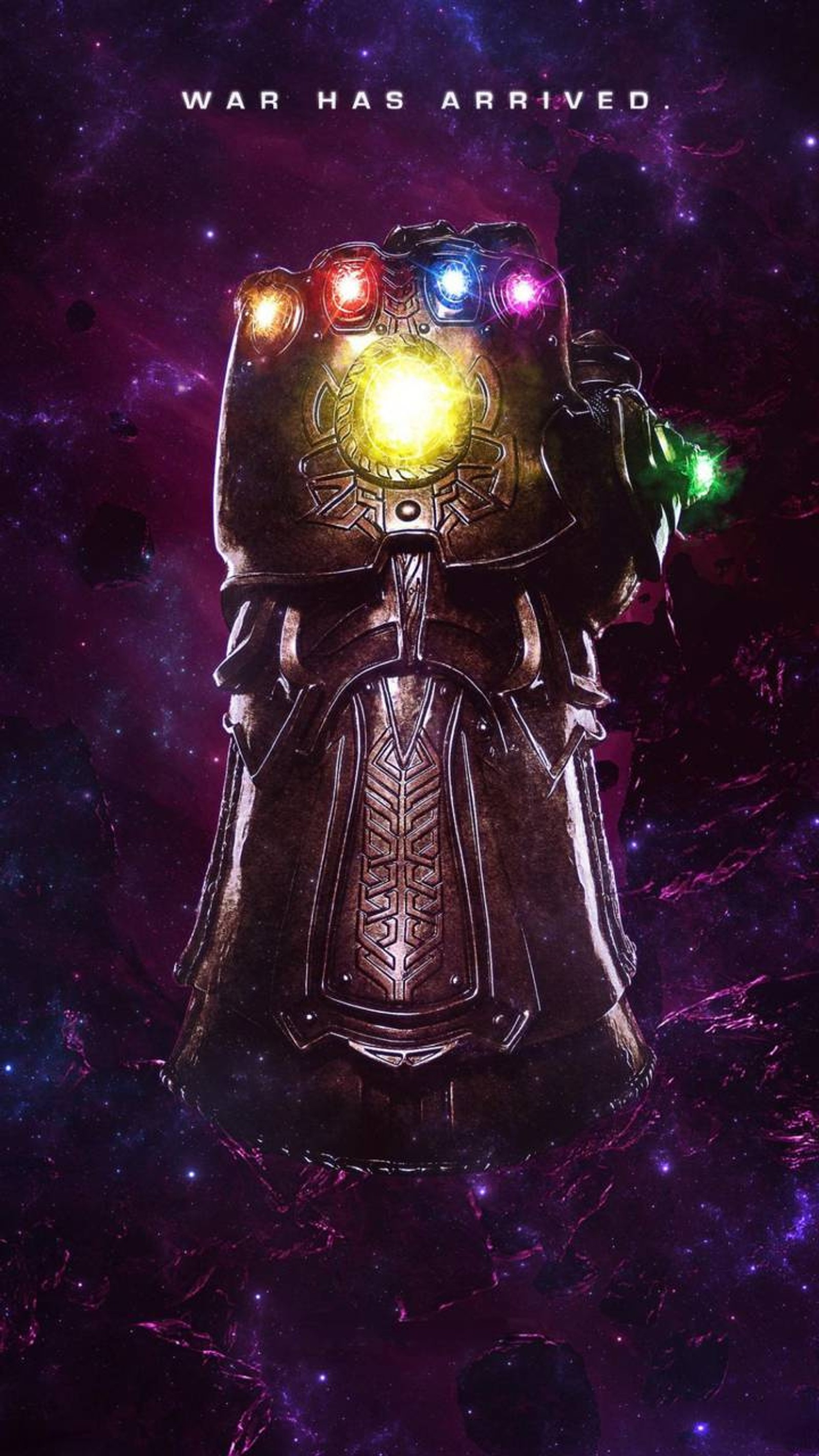 Descargar fondo de pantalla vengador, vengadores infinity war, avenger infinity war, guante del infinito, piedras del infinito