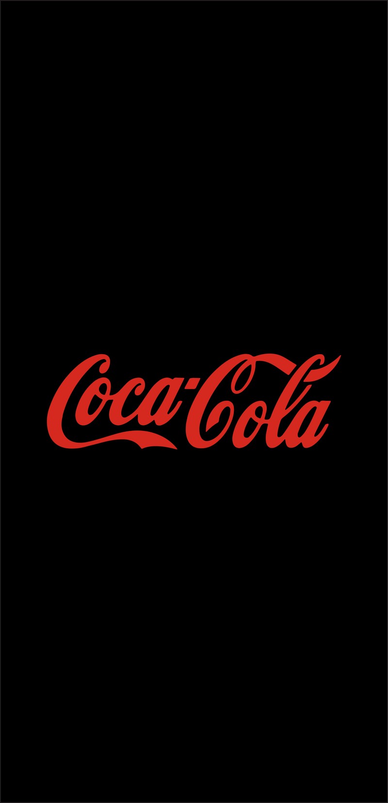 Крупный план логотипа coca cola на черном фоне (напиток, кока кола, coca cola, логотип, negra)