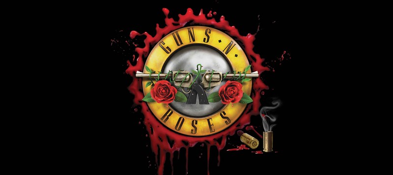 Обои с оружием и розами (не в этой жизни тур, not in this lifetime tour, guns n roses, концерт, графический дизайн)