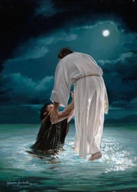 Divine Embrace Under the Moonlight