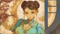 chun li, street fighter 6, s56, video game, art wallpaper