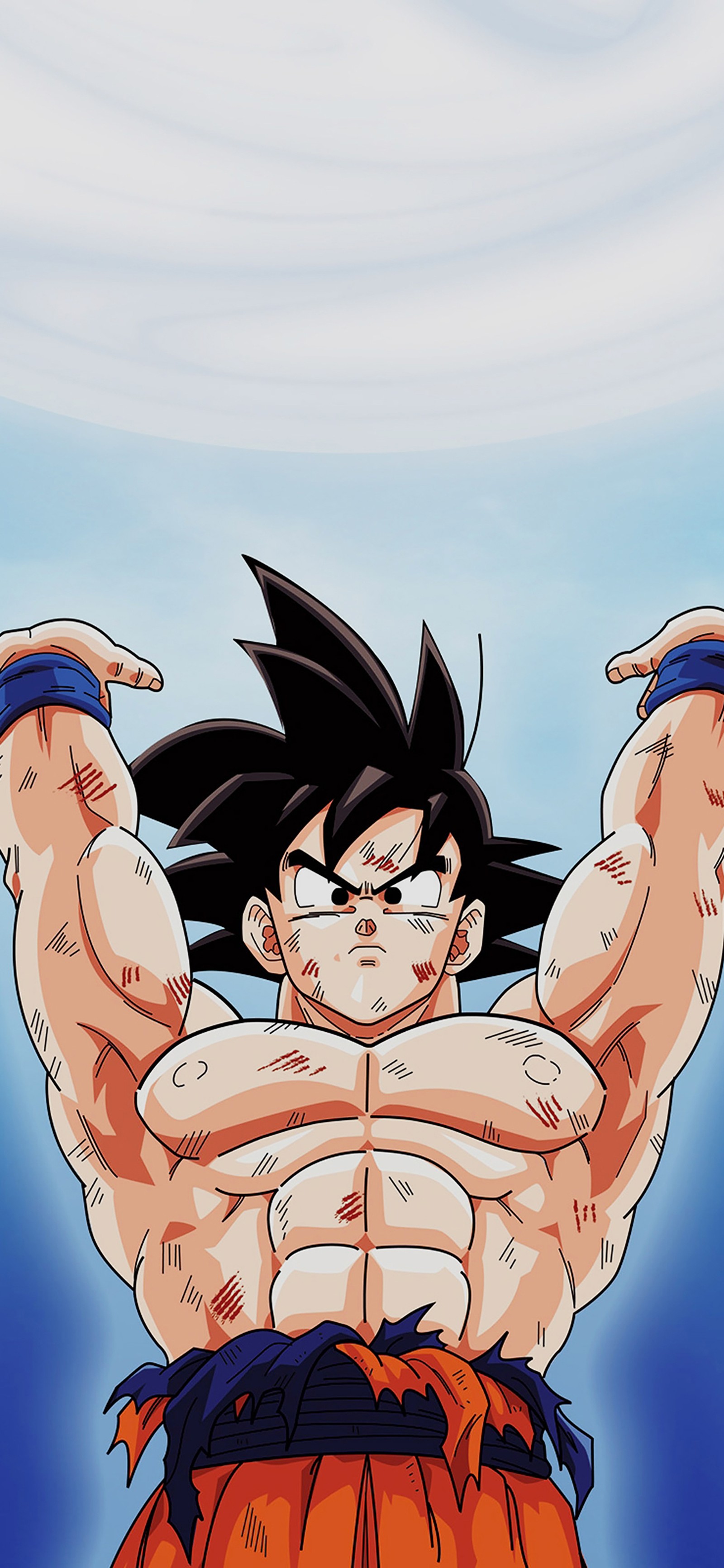 Скачать обои аниме, anime, goku, фриза, frieza