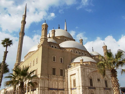 landmark, mosque, place of worship, building, dome