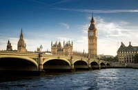 Westminster Bridge and Big Ben: Iconic Landmarks of London's Capital Skyline