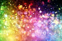 rainbow, color, glitter, light, space wallpaper