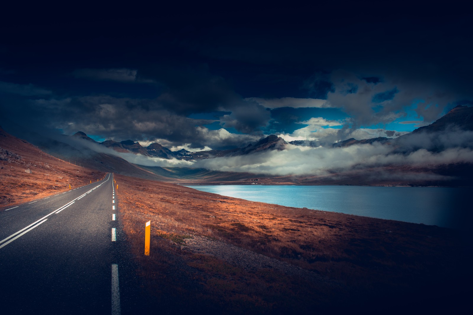 blue, nature, cloud, sea, horizon Download Wallpaper