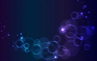 blue, violet, purple, light, circle wallpaper