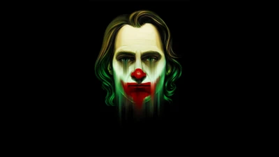 Retrato artístico do Coringa do filme de 2019