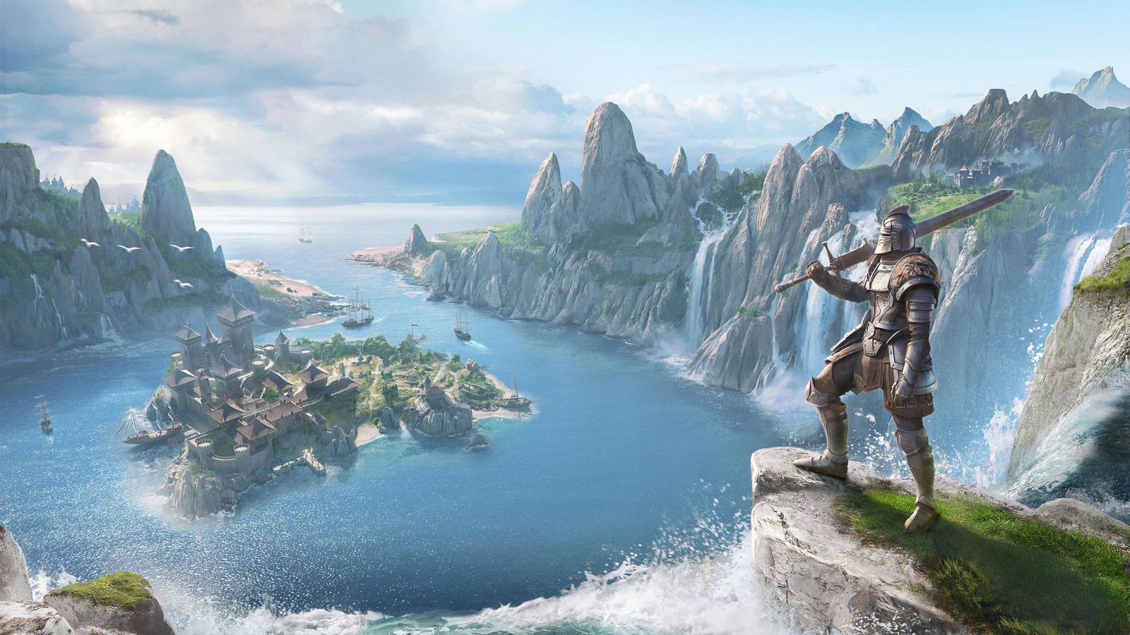 Descargar fondo de pantalla the elder scrolls online isla alta, juegos de pc, juegos 2022, playstation 4, playstation 5