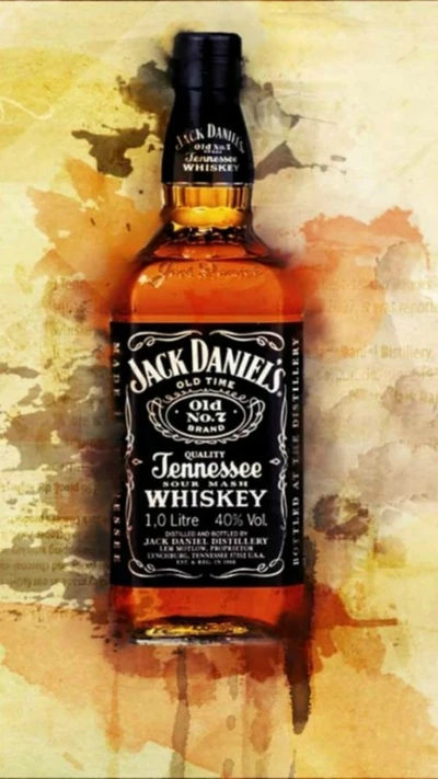 alcohol, marca, jack daniels, logotipo, whiskey