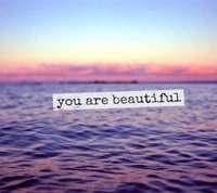 beautiful, sea, you are beautiful wallpaper