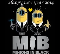 happy new year, minion