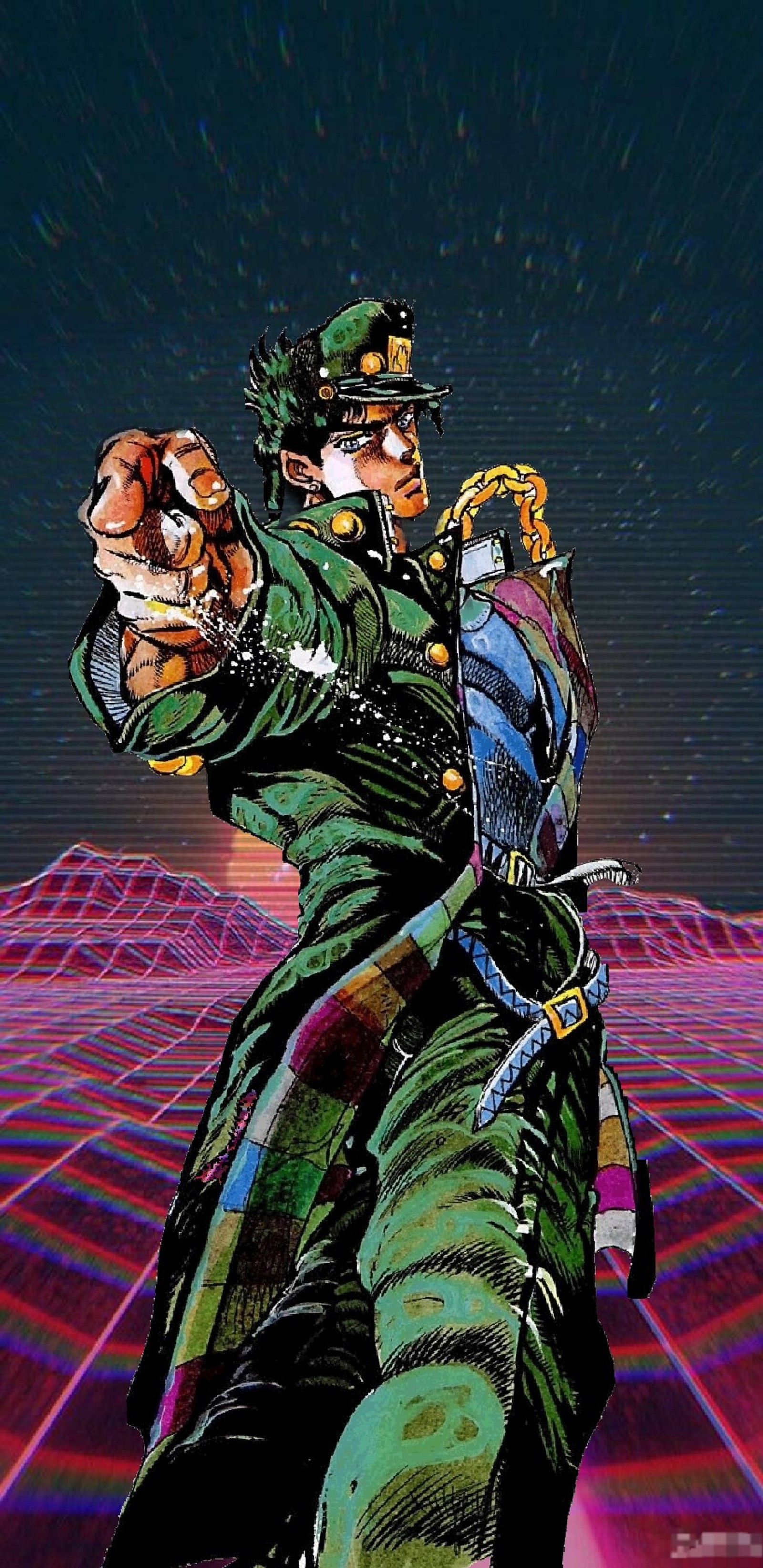 Lade abenteuer, anime, bizarre, jojos, jotaro Hintergrund herunter