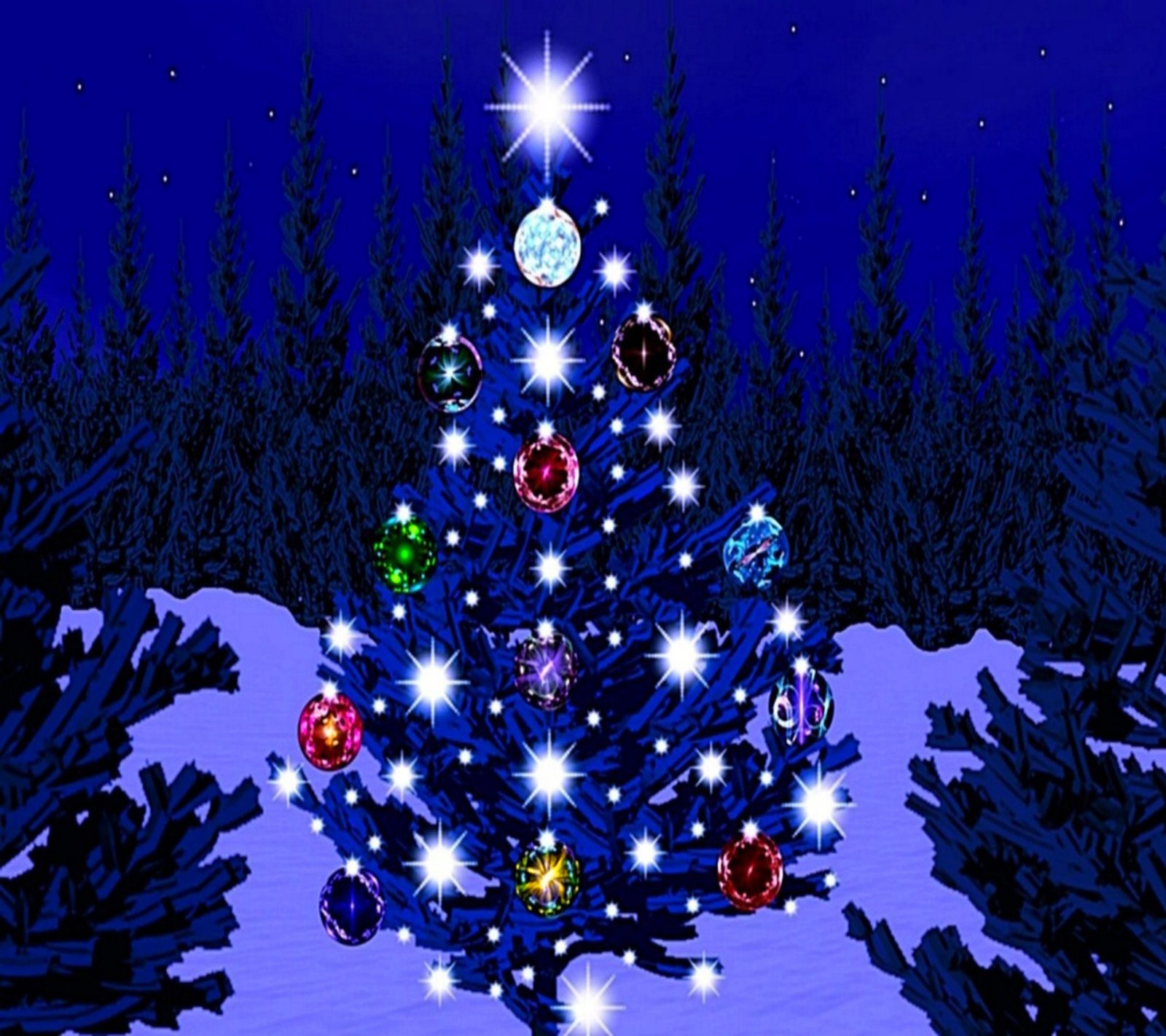 Descargar fondo de pantalla navidad, árbol