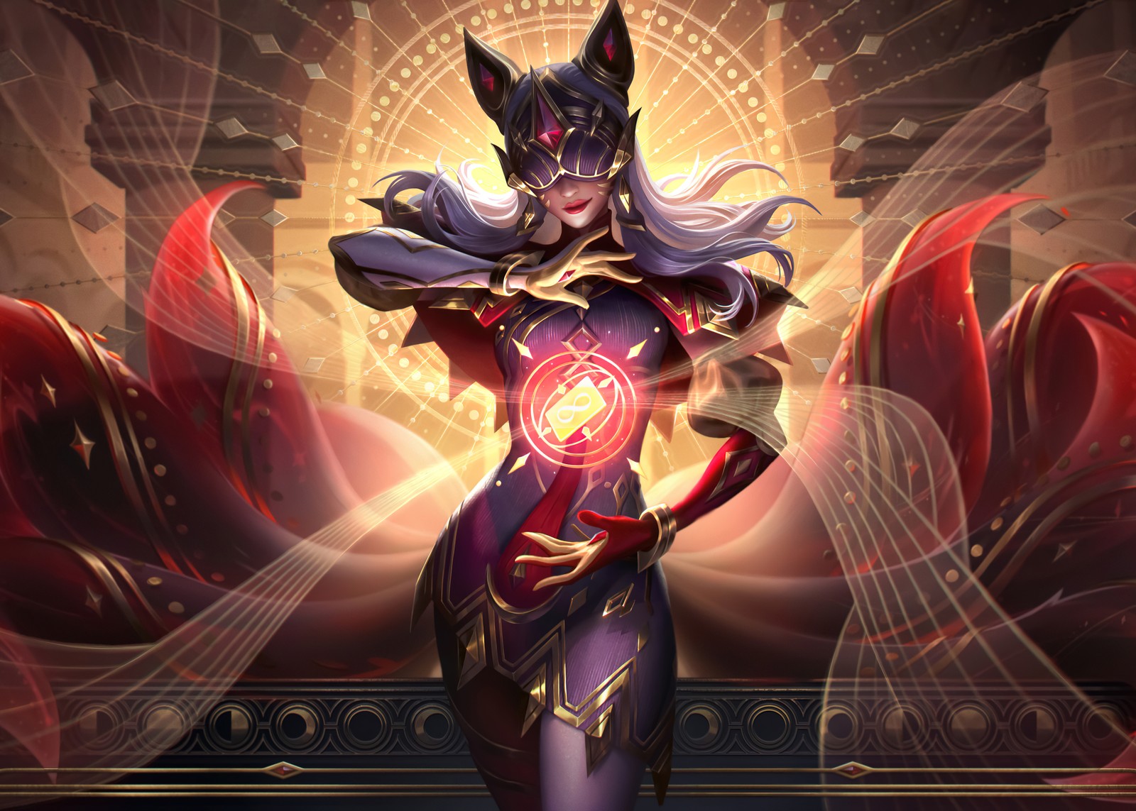 Скачать обои arcana ahri, league of legends, ахри, ahri, игры