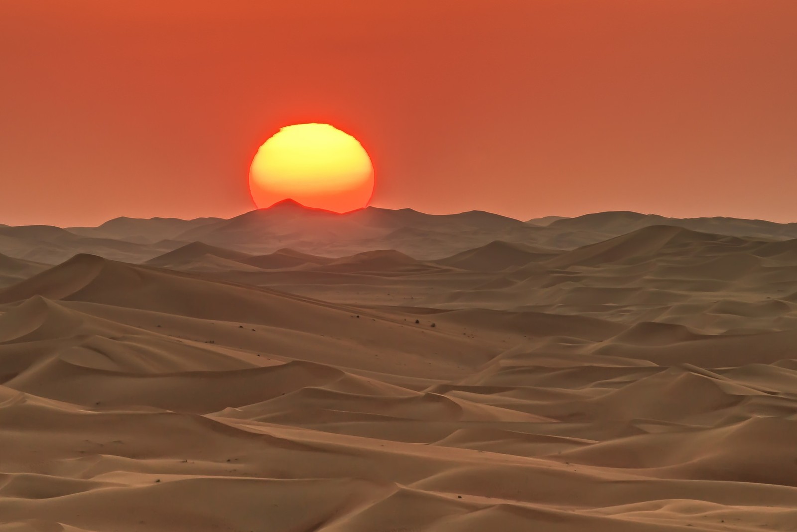 desert, dune, sand, aeolian landform, horizon wallpaper