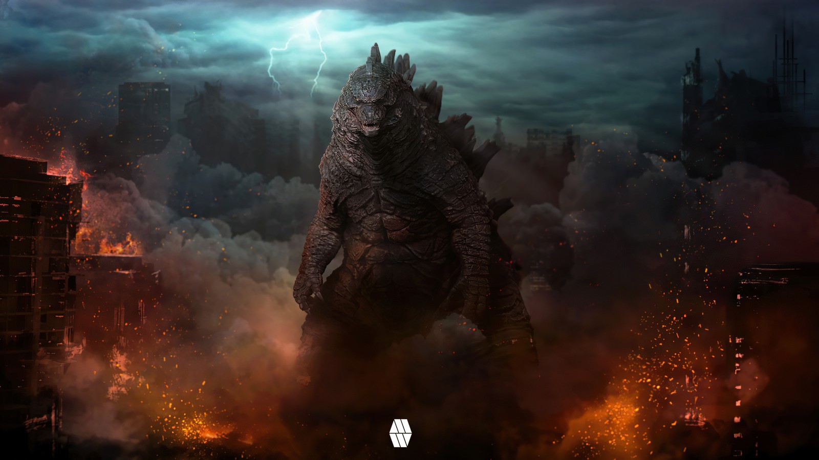 Lade godzilla, godzilla vs kong, 2021, film Hintergrund herunter