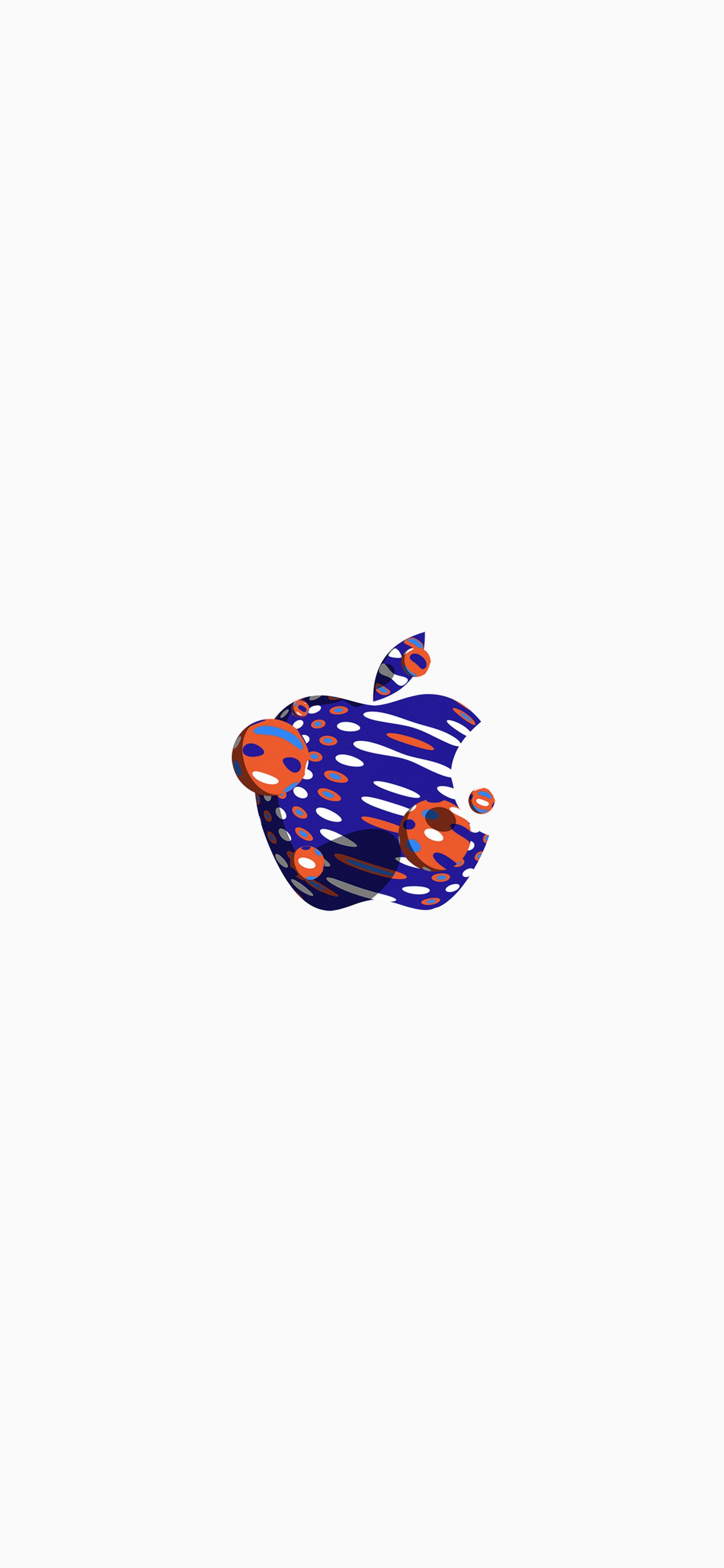 Existe um desenho do logotipo da maçã em um fundo branco (maçã, iphone, evento da apple outubro de 2020, maçãs, laranja)