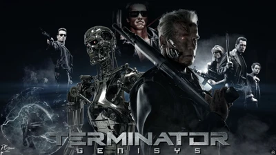 Terminator Genisys: Uma aventura de ficção científica sombria e repleta de ação com personagens icônicos.